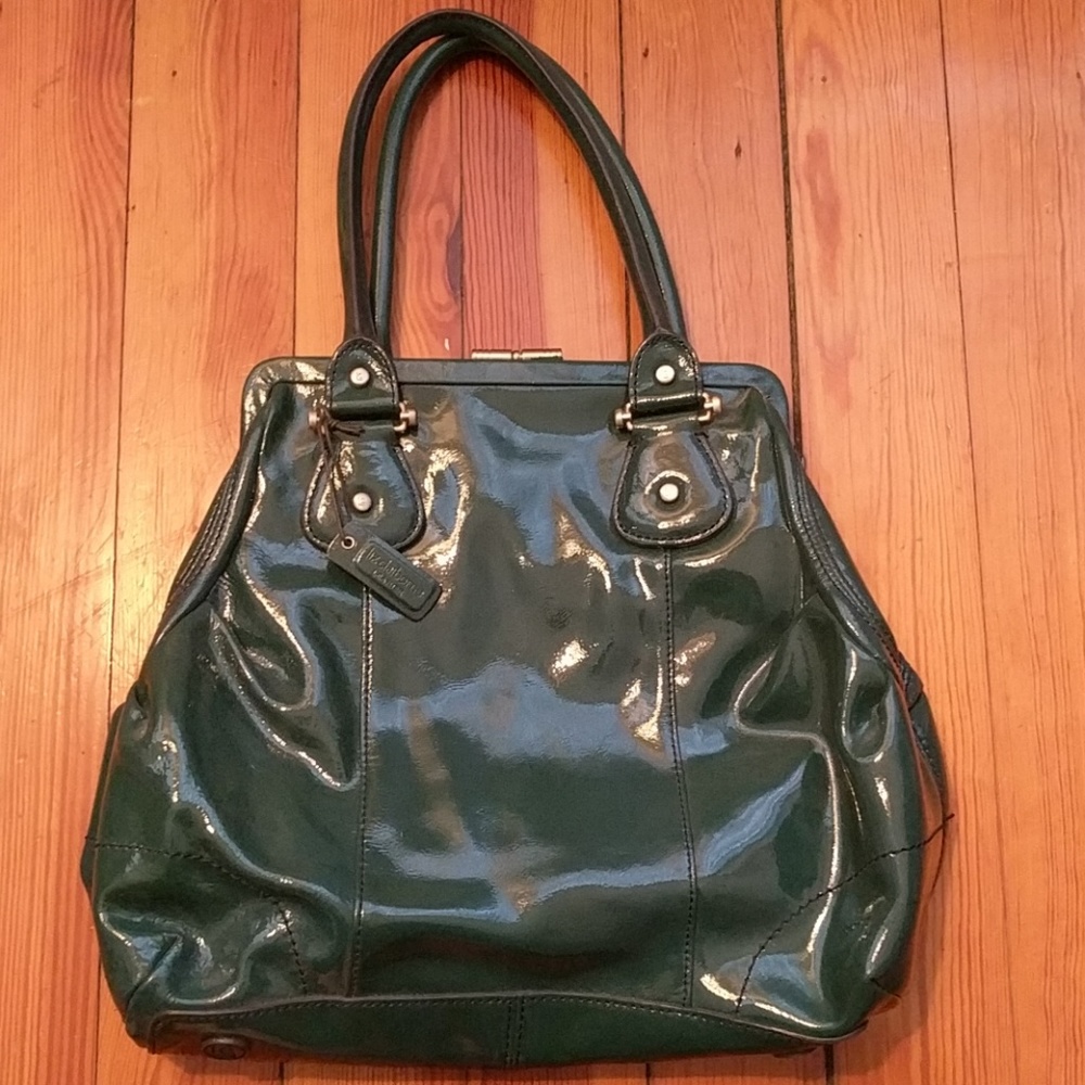 Liz Claiborne patent leather purse